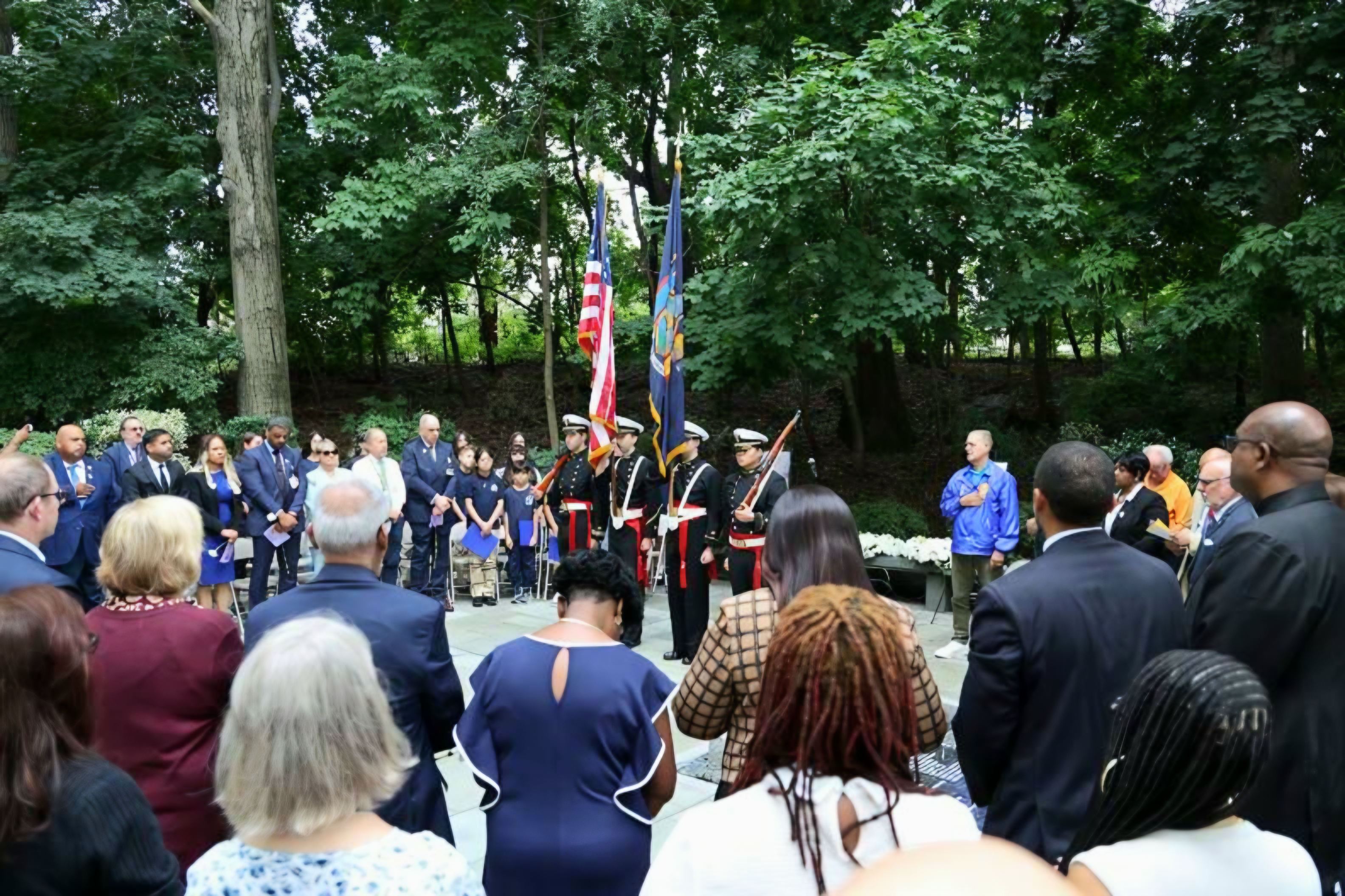 NYC Health + Hospitals / Jacobi | North Central Bronx Marks The 25<sup>th</sup> Anniversary of 9/11 NYC Health + Hospitals / Jacobi | North Central Bronx Marks The 25<sup>th</sup> Anniversary of 9/11