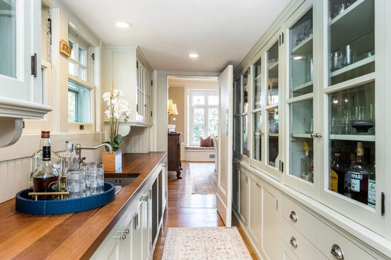 butler's pantry at 69 Forest Avenue, Glen Ridge