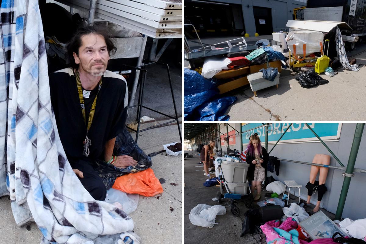 Homeless encampment near Intrepid Museum keeps popping up after city cleanups