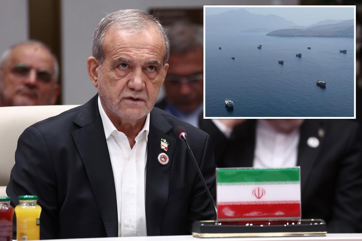 Two supertankers struck in the Strait of Hormuz as Iran president extends olive branch