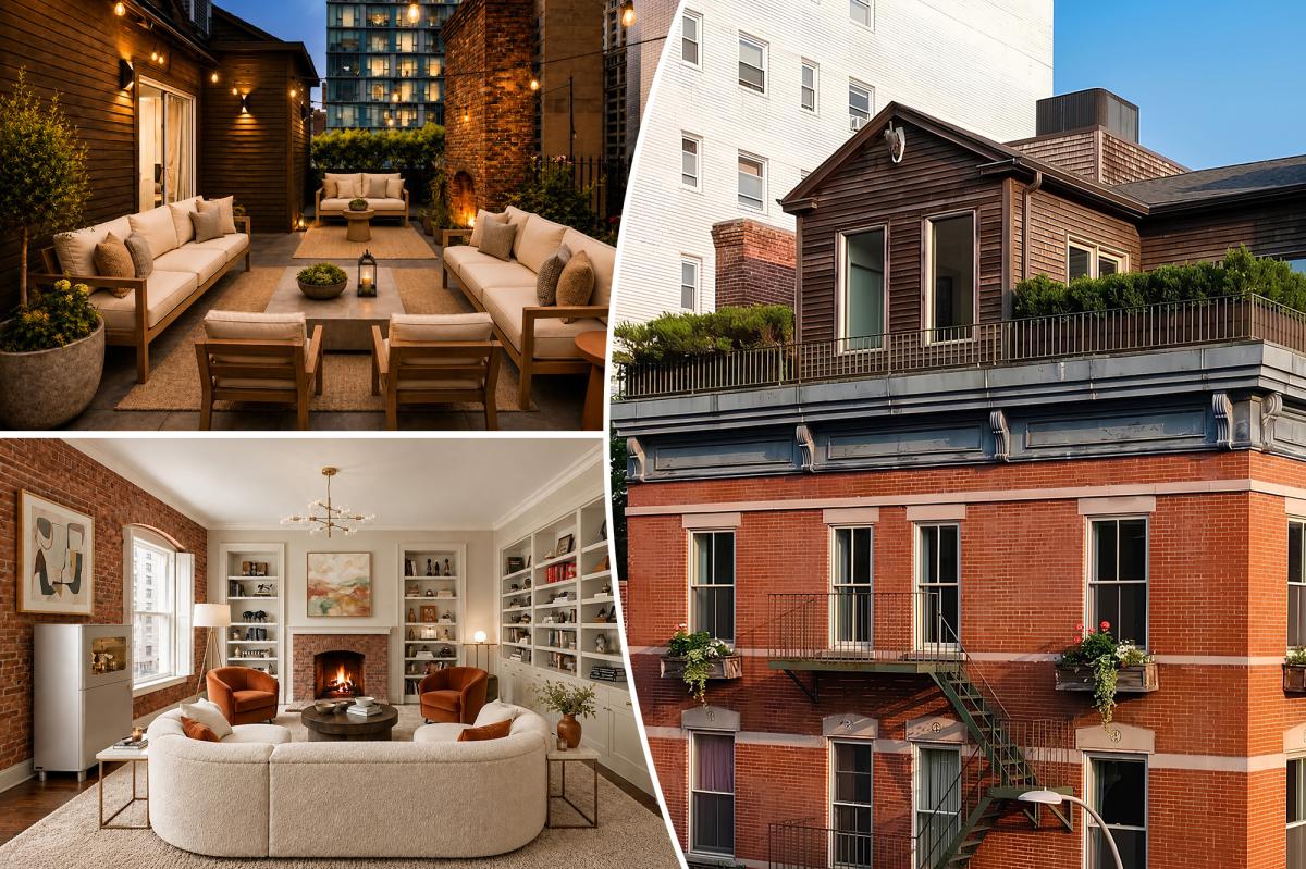 $7.5M NYC penthouse is a cottage in the sky