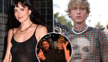 Why Dakota Johnson and Machine Gun Kelly escaped to Taylor Swift's NYC apartment on date night: 'They hit it off'