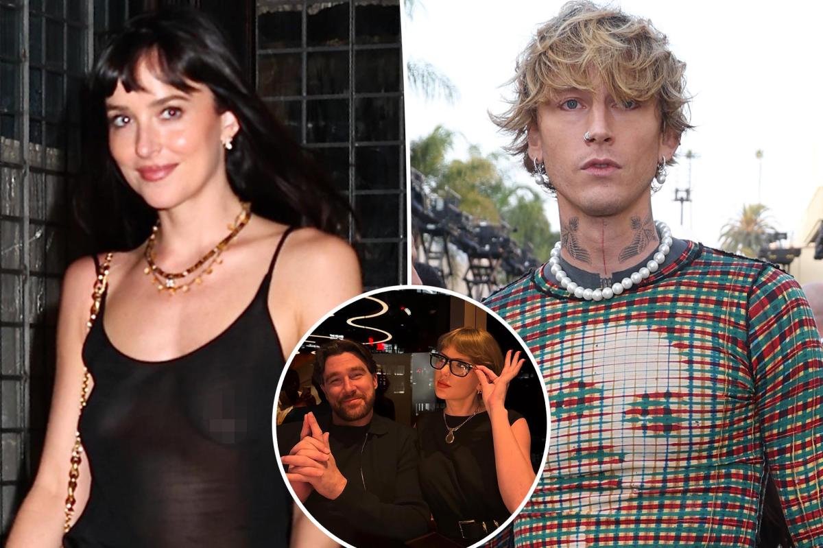 Why Dakota Johnson and Machine Gun Kelly escaped to Taylor Swift's NYC apartment on date night: 'They hit it off'