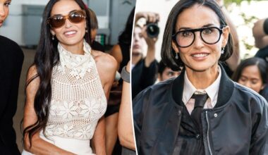 Demi Moore steps out with new short hair look during New York Fashion Week