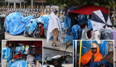Homeless camp pops up across the street from NYU dorm
