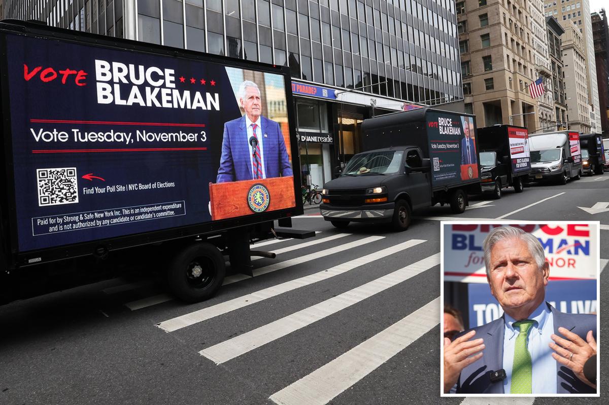 Pro-Blakeman PAC sends convoy of moving trucks to NYC in scathing message for Hochul