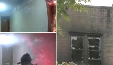 1 killed, 10 others hurt – including man who plunged from fourth-floor window – in NYC apartment building inferno