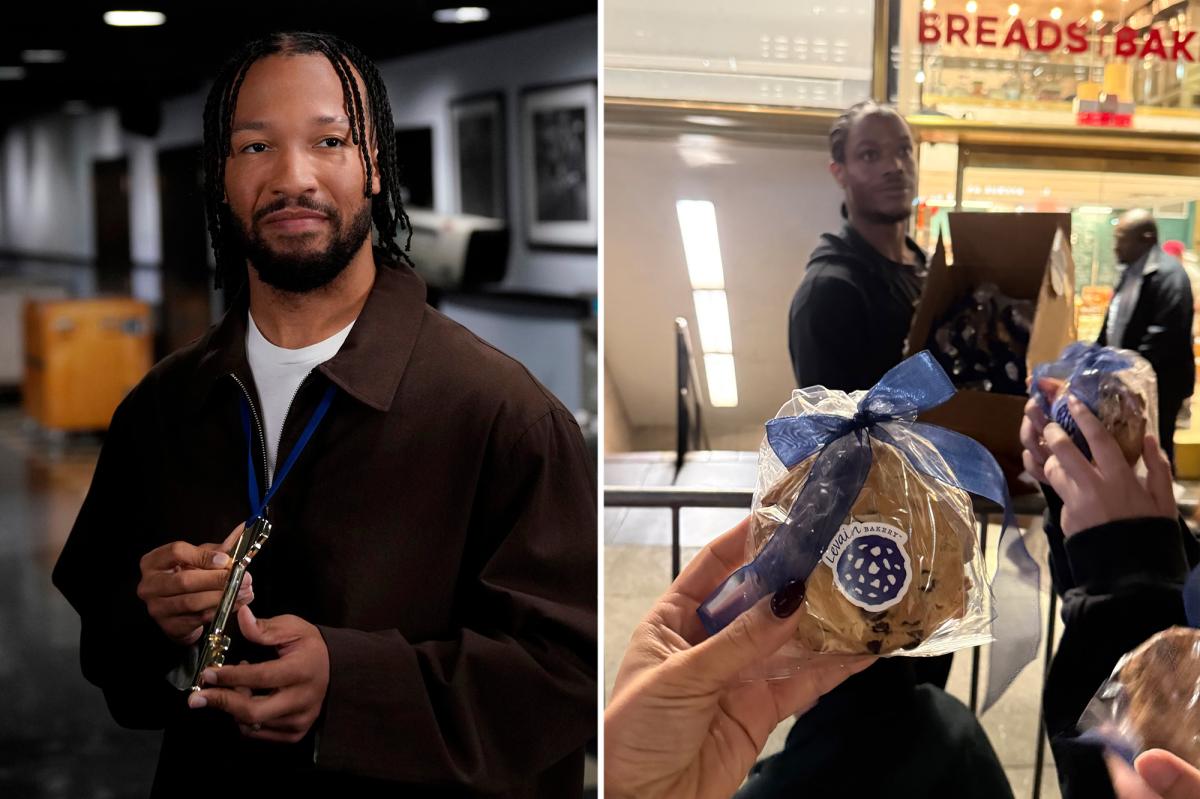 Jalen Brunson gifts pricey NYC cookies to hundreds of fans camping out to see him host 'Saturday Night Live'