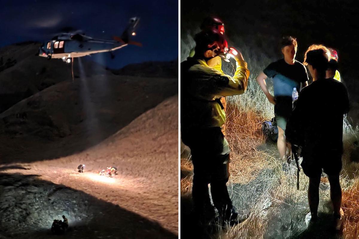 Navy helicopter rescues 3 hikers lost in Big Sur’s Limekiln State Park