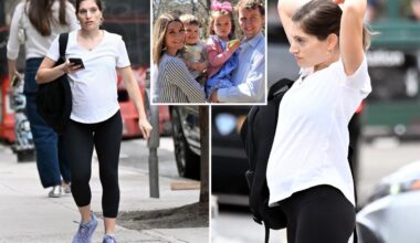 Patrick Clancy's pregnant new wife Rachel Danis spotted in NYC