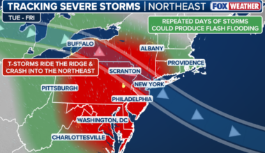 NYC Weather Timeline: 3-day storm threat for flash floods, heavy rain