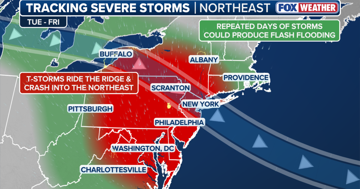NYC Weather Timeline: 3-day storm threat for flash floods, heavy rain