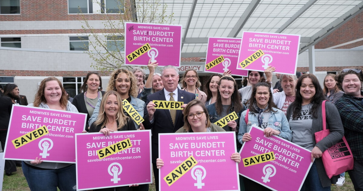 A NY hospital tried to close its birthing center. This city united to fight back