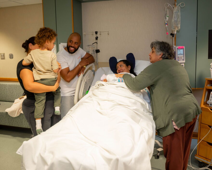 Lidia Zambrano-Madera, a Troy, N.Y., resident, gave birth to both her children at the Burdett Birth Center with the help of a midwife. "I wouldn't go anywhere else," she says.