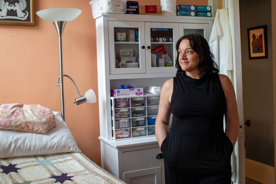 Jessica Hayek, a doula and birth educator, helped lead the campaign to stop Trinity Health from closing the Burdett Birth Center in Troy, N.Y. She says Michigan-based Trinity didn't appreciate how important the center was to the community.