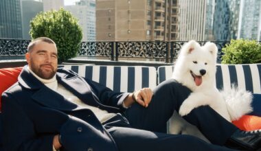 Travis Kelce fronts new Tommy Hilfiger campaign at The Plaza