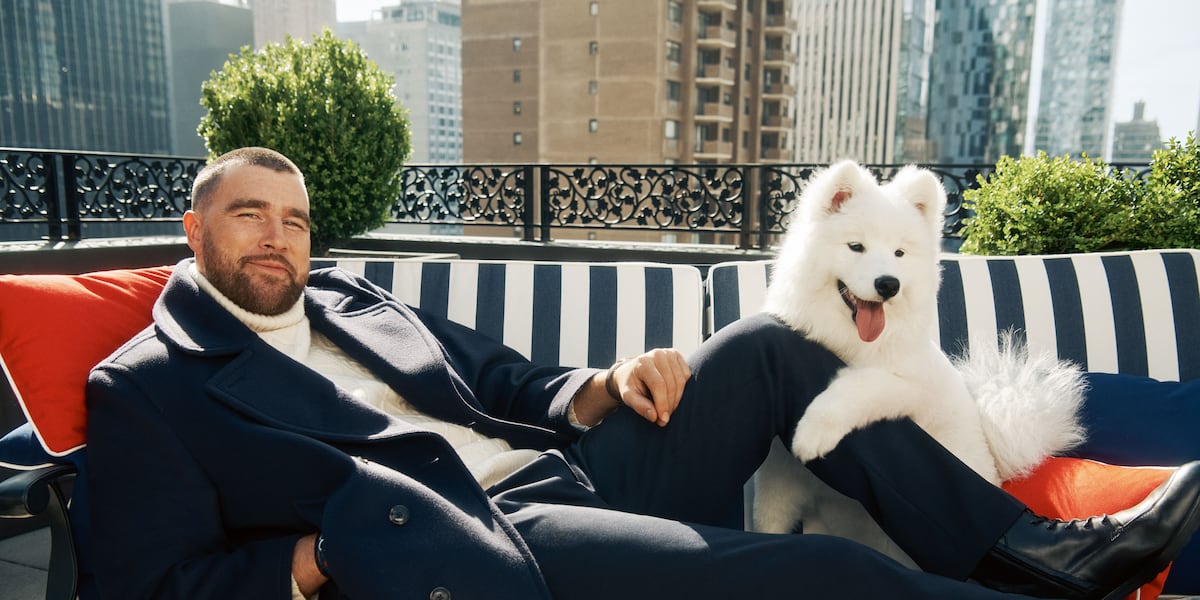 Travis Kelce fronts new Tommy Hilfiger campaign at The Plaza