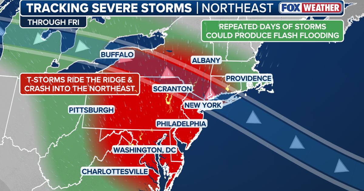 NYC severe storms, flash flooding threat: Forecast timeline