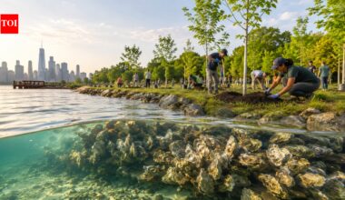 Bette Midler started cleaning a neglected New York park in 1995; 30 years later, her group has planted 200,000 trees and built an artificial oyster reef | World News