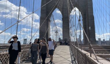 Did violence in Times Square and on the Brooklyn Bridge change how people feel about NYC?