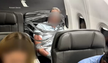 Unruly passenger arrested after being restrained with duct tape during American Airlines flight