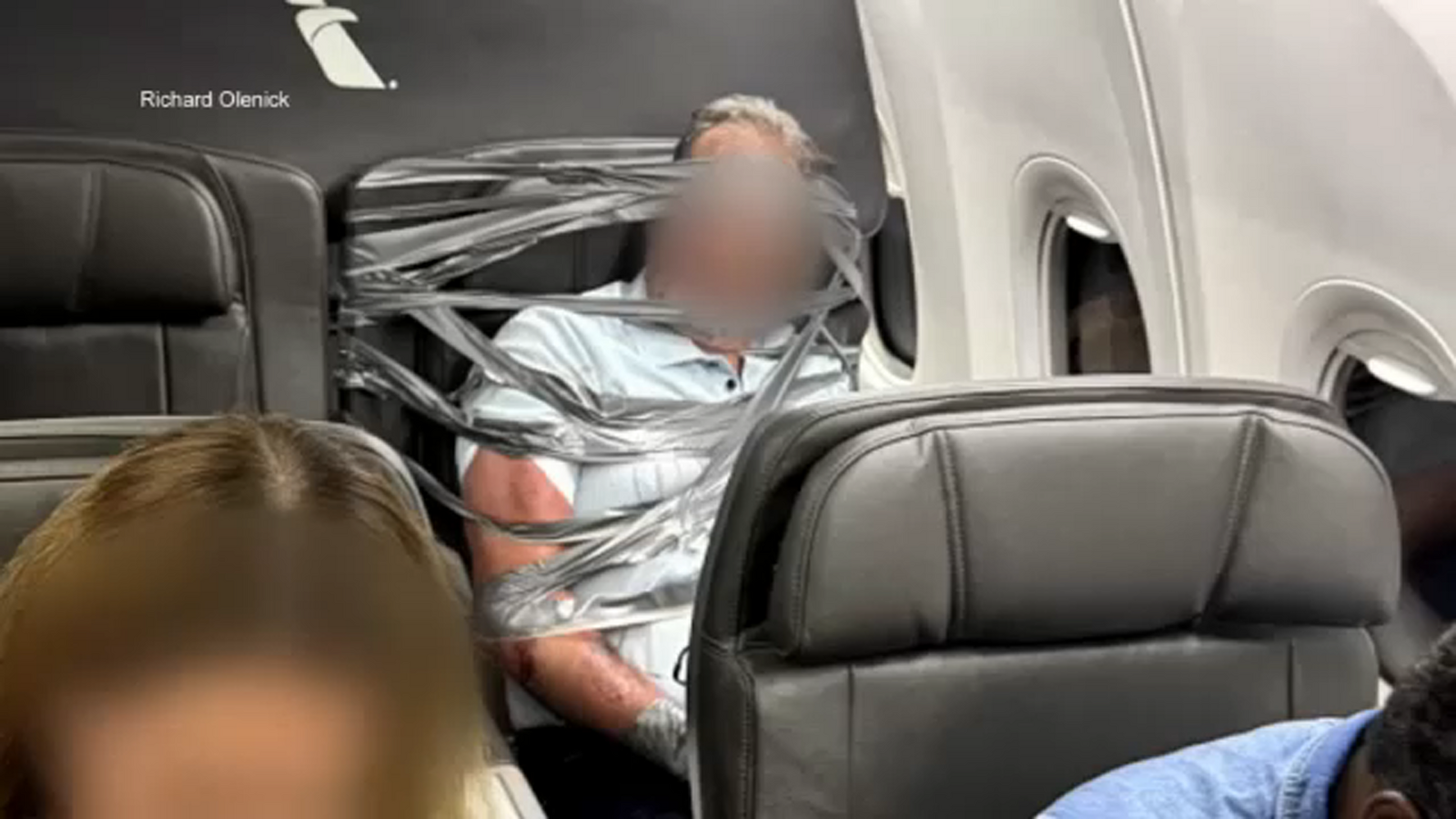 Unruly passenger arrested after being restrained with duct tape during American Airlines flight
