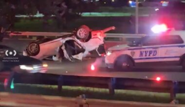 Major crash closes both sides of Cross Island Expressway; 6 hospitalized