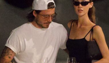 Brooklyn Beckham Defended His Wife’s Weight Last Week — This Week He Grabbed Her Bum Over Red Wine in Venice