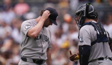 Gerrit Cole allows three straight homers in Yankees loss to Padres