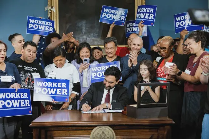 Zohran Mamdani launches Mayor’s Office of Worker Power to support workers, immigrants and undocumented workers in New York City.