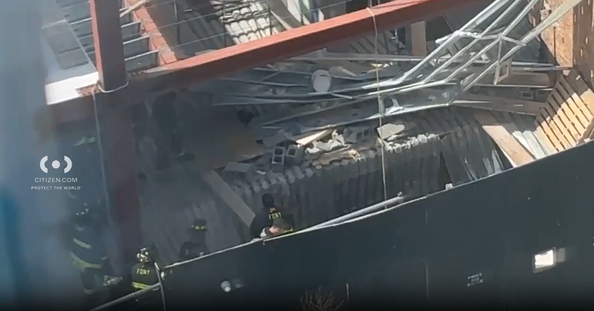 News 12 | Bronx | Two Injured In Partial Mott Haven Building Collapse