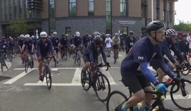 News 12 | Brooklyn | Hundreds Of Cyclists Ride From Boston To Nyc To Honor Firefighters Killed On 911