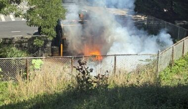 De facto dump in Brooklyn bursts into flames after discarded battery explodes