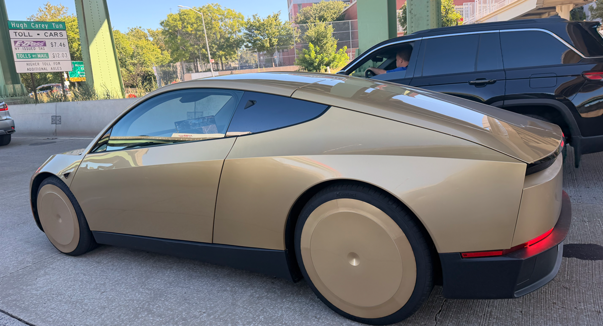 Autonomous Tesla Cybercabs hit the streets of New York City