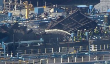 One dead after barge explosion caused fire in Staten Island, says FDNY