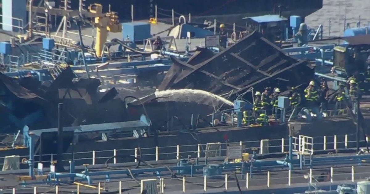 One dead after barge explosion caused fire in Staten Island, says FDNY