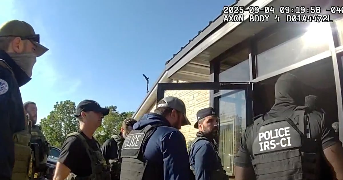 Body camera video offers a rare look inside an immigration raid at a New York factory