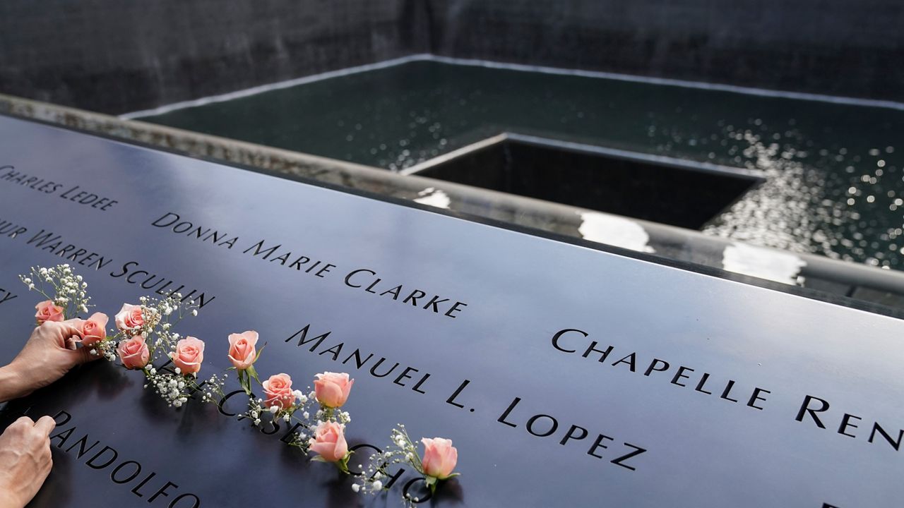 Friday marks 25 years since the Sept. 11, 2001, terror attacks. (AP Photo/John Minchillo, File)