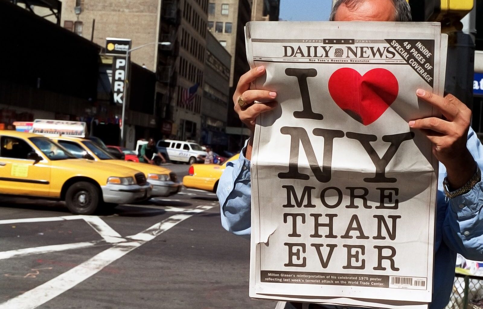 The Story Behind Milton Glaser's 'I ♥ NY More Than Ever' 9/11 Logo