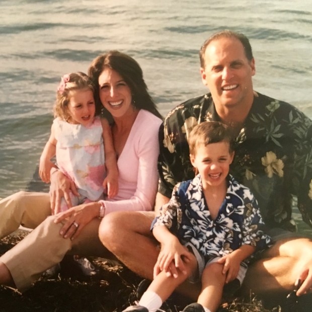 Jennifer and Douglas Gardner with their children, Julia and Michael. Douglas Gardner died in the World Trade Center on 9/11. (Courtesy of Jennifer Gardner)