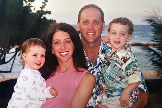 Jennifer and Douglas Gardner with their children, Julia and Michael. Douglas Gardner died in the World Trade Center on 9/11. (Courtesy of Jennifer Gardner)