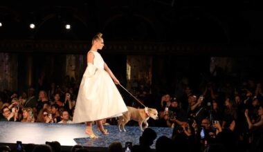 Runway 7 kicks off New York Fashion Week in Midtown with dogs in the catwalk