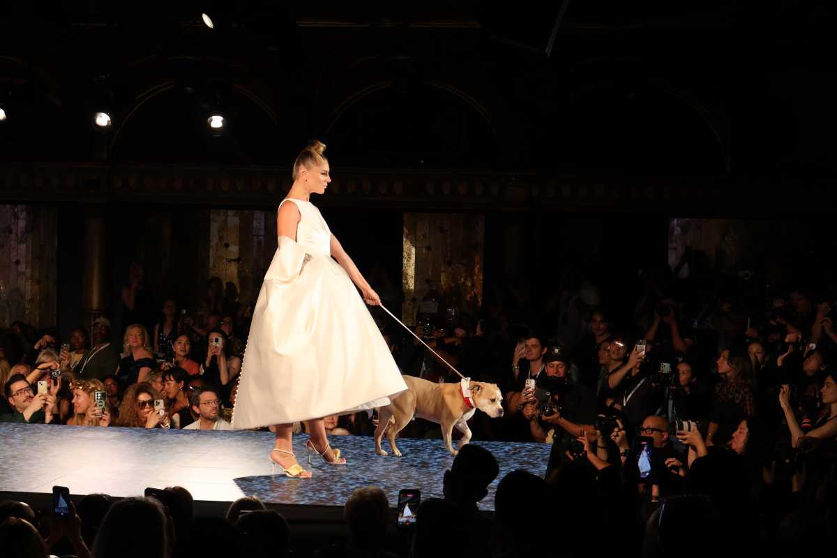 Runway 7 kicks off New York Fashion Week in Midtown with dogs in the catwalk