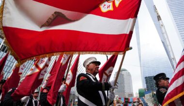 Americans mark 25 years since 9/11, in photos