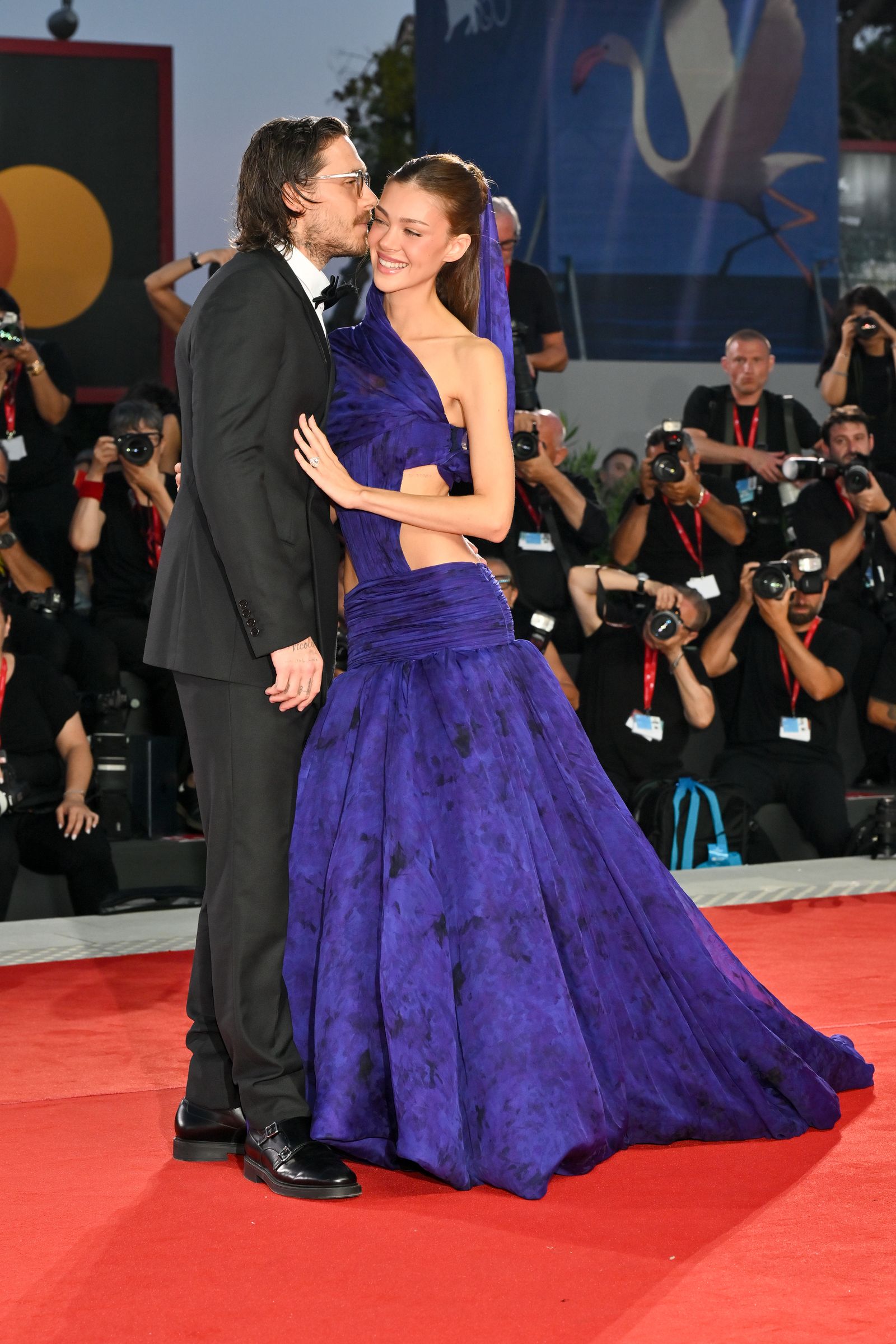 Kino Award Red Carpet The 83rd Venice International Film Festival Brooklyn and Nicola Peltz Beckham