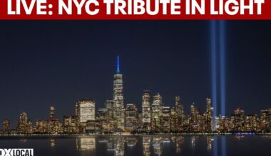 LIVE: NYC's Tribute in Light | Remembering the Victims of 9/11
