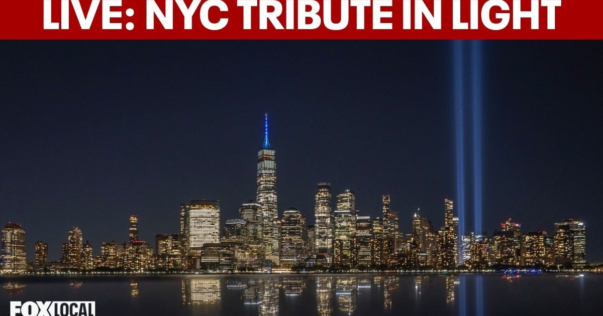 LIVE: NYC's Tribute in Light | Remembering the Victims of 9/11