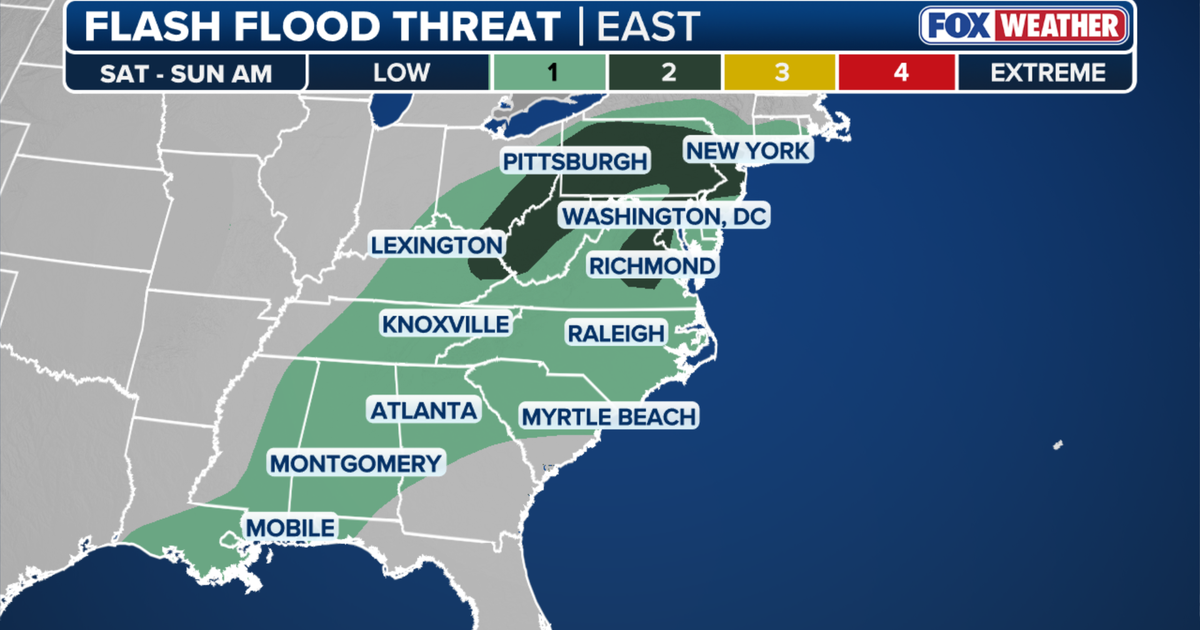 NYC issues flash flood warning, opens 51 overnight shelters ahead of Sunday storm