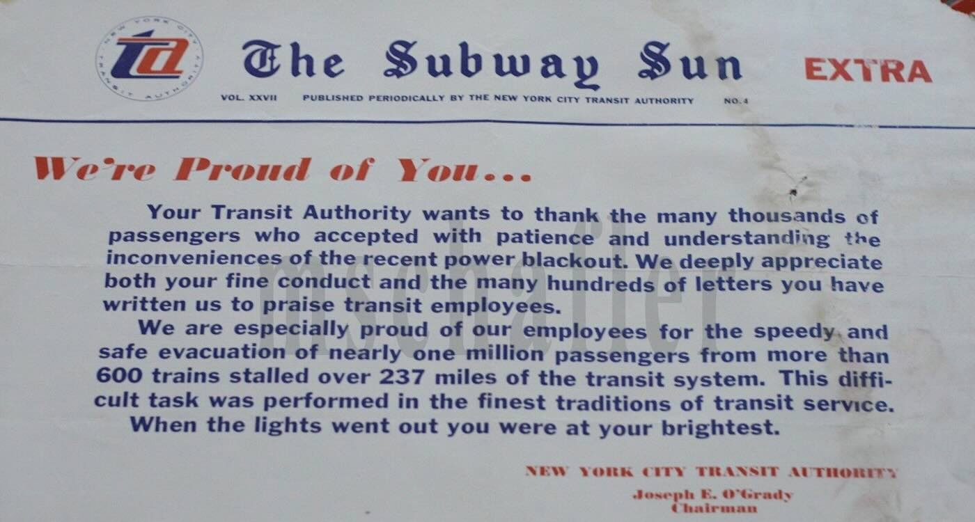 The Blackout of ‘65 Left 800K Trapped in NYC Subway – 6 Hours Later People Were Inspired by Each Other
