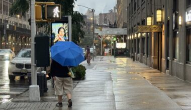 Showers are soaking the NYC region. They aren't expected to stick around.
